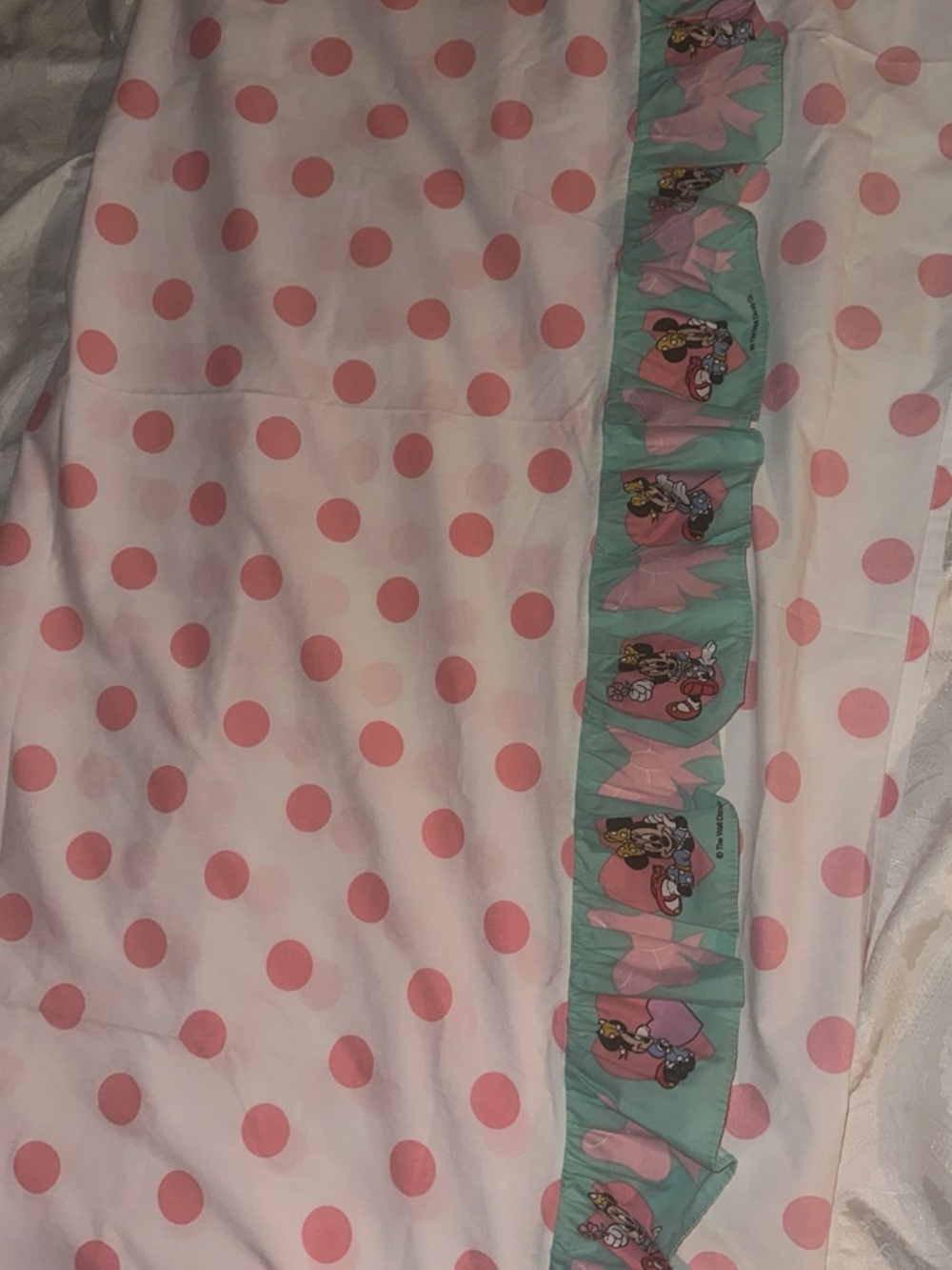 Minnie Mouse twin bedsheets